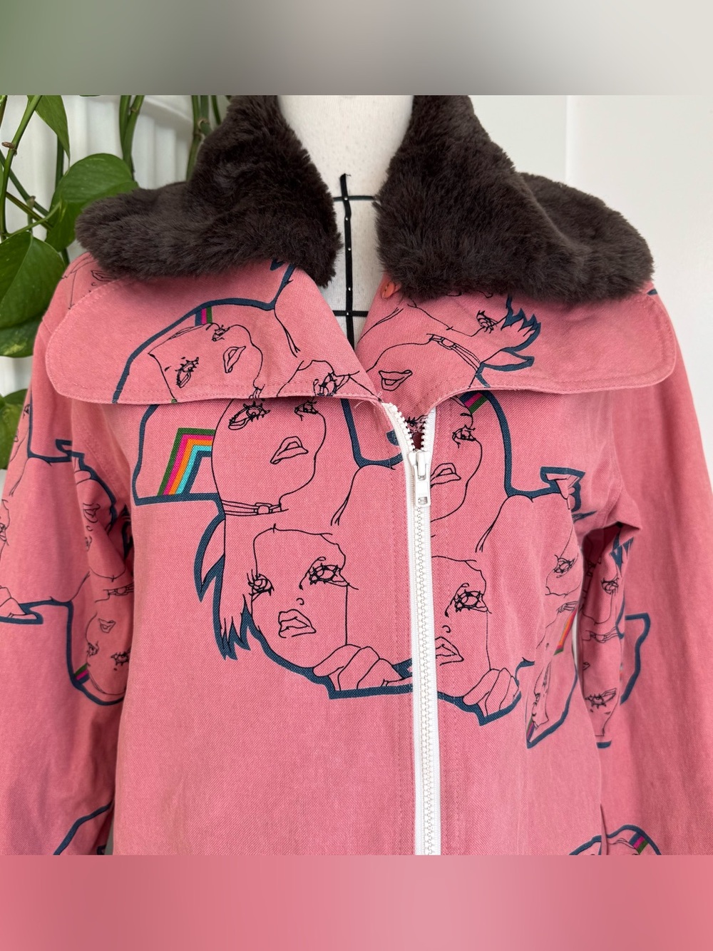 RARE 2000s PEACE NOW Harajuku Jacket - Picture 2 of 5